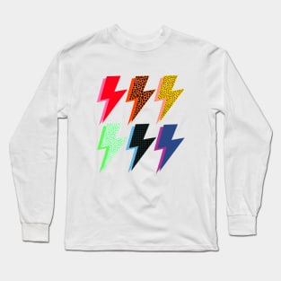 Rainbow Animal Spots Lightning Pack Long Sleeve T-Shirt